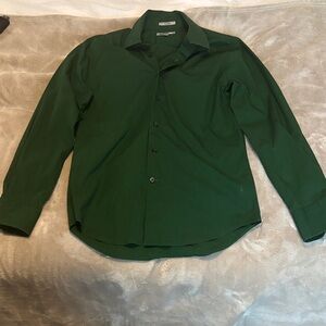 Express Deep Green Dress Shirt